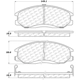 Purchase Top-Quality Plaquettes avant en céramique de qualité supérieur  by CENTRIC PARTS - 105.09030 pa1