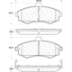 Purchase Top-Quality Front Super Premium Ceramic Pads by CENTRIC PARTS - 105.09410 pa10