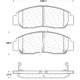 Purchase Top-Quality CENTRIC PARTS - 105.09590 - Front Super Premium Ceramic Pads pa10