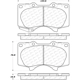 Purchase Top-Quality Plaquettes avant en céramique de qualité supérieur par CENTRIC PARTS - 105.09761 pa12