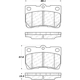 Purchase Top-Quality CENTRIC PARTS - 105.10950 - Rear Disc Brake Pads pa2