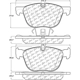 Purchase Top-Quality Front Super Premium Ceramic Pads by CENTRIC PARTS - 105.12940 pa5