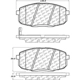 Purchase Top-Quality Plaquettes avant en céramique de qualité supérieur par CENTRIC PARTS - 105.13972 pa5