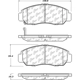 Purchase Top-Quality Front Super Premium Ceramic Pads by CENTRIC PARTS - 105.16080 pa3