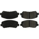 Purchase Top-Quality Front Super Premium Ceramic Pads by CENTRIC PARTS - 105.16402 pa1
