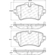 Purchase Top-Quality Plaquettes avant en céramique de qualité supérieur  by CENTRIC PARTS - 105.18010 pa4