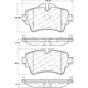 Purchase Top-Quality Plaquettes avant en céramique de qualité supérieur  by CENTRIC PARTS - 105.18010 pa9