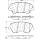 Purchase Top-Quality Front Super Premium Ceramic Pads by CENTRIC PARTS - 105.18280 pa2