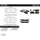 Purchase Top-Quality CENTRIC PARTS - 105.18550 - Front Disc Brake Pad Set pa2