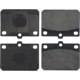 Purchase Top-Quality Front Super Premium Semi Metallic Pads by CENTRIC PARTS - 104.01010 pa1