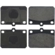 Purchase Top-Quality Front Super Premium Semi Metallic Pads by CENTRIC PARTS - 104.01010 pa7