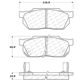 Purchase Top-Quality Plaquette avant semi-métalique de qualité supérieur de CENTRIC PARTS - 104.02560 pa7