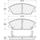 Purchase Top-Quality Front Super Premium Semi Metallic Pads by CENTRIC PARTS - 104.04400 pa4