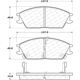 Purchase Top-Quality Front Super Premium Semi Metallic Pads by CENTRIC PARTS - 104.04400 pa9