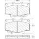 Purchase Top-Quality Front Super Premium Semi Metallic Pads by CENTRIC PARTS - 104.05021 pa7