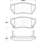 Purchase Top-Quality Plaquette avant semi-métalique de qualité supérieur by CENTRIC PARTS - 104.05100 pa8