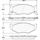 Purchase Top-Quality Plaquette avant semi-métalique de qualité supérieur by CENTRIC PARTS - 104.05220 pa8