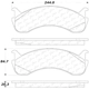 Purchase Top-Quality Plaquette avant semi-métalique de qualité supérieur par CENTRIC PARTS - 104.07860 pa13