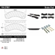 Purchase Top-Quality CENTRIC PARTS - 104.07861 - Front or Rear Disc Brake Pad Set pa3