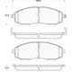 Purchase Top-Quality Front Super Premium Semi Metallic Pads by CENTRIC PARTS - 104.08300 pa9