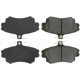 Purchase Top-Quality Front Super Premium Semi Metallic Pads by CENTRIC PARTS - 104.08370 pa4