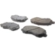 Purchase Top-Quality Front Super Premium Semi Metallic Pads by CENTRIC PARTS - 104.08660 pa1