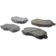 Purchase Top-Quality Front Super Premium Semi Metallic Pads by CENTRIC PARTS - 104.08660 pa7
