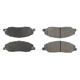 Purchase Top-Quality Front Super Premium Semi Metallic Pads by CENTRIC PARTS - 104.10810 pa6