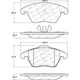 Purchase Top-Quality Plaquette avant semi-métalique de qualité supérieur par CENTRIC PARTS - 104.11072 pa1