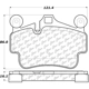 Purchase Top-Quality Front Super Premium Semi Metallic Pads by CENTRIC PARTS - 104.11350 pa3