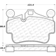 Purchase Top-Quality Front Super Premium Semi Metallic Pads by CENTRIC PARTS - 104.11350 pa6