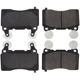 Purchase Top-Quality Front Super Premium Semi Metallic Pads by CENTRIC PARTS - 104.14740 pa5
