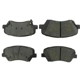 Purchase Top-Quality Front Super Premium Semi Metallic Pads by CENTRIC PARTS - 104.15430 pa6