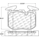 Purchase Top-Quality Front Super Premium Semi Metallic Pads by CENTRIC PARTS - 104.16091 pa2