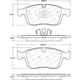 Purchase Top-Quality Front Super Premium Semi Metallic Pads by CENTRIC PARTS - 104.18660 pa6