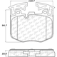 Purchase Top-Quality Plaquette avant semi-métalique de qualité supérieur by CENTRIC PARTS - 104.18670 pa1