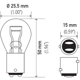 Purchase Top-Quality HELLA - 1157NA - Turn Signal Light Bulb (Pack of 10) pa3