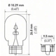 Purchase Top-Quality Front Turn Signal by HELLA - 2825 pa37