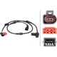 Purchase Top-Quality Front Wheel ABS Sensor by HELLA - 012806841 pa2