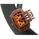 Purchase Top-Quality Front Wheel ABS Sensor by VEMO - V387201881 pa3