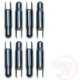 Purchase Top-Quality Front Wheel Cylinder Push Rod (Pack of 8) by RAYBESTOS - H1414 pa1
