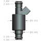 Purchase Top-Quality Fuel Injector by HOLLEY - 522-128 pa5