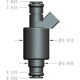 Purchase Top-Quality Fuel Injector by HOLLEY - 522-668 pa3
