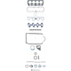 Purchase Top-Quality FEL-PRO - 260-1884 - Engine Gasket Set pa2