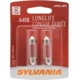 Purchase Top-Quality Lumière de boîte à gants par SYLVANIA - 6418LL.BP2 pa20