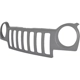 Purchase Top-Quality Grille Assembly by SHERMAN PARTS - 030-99-1 pa2