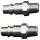 Purchase Top-Quality H-Style 1/4" (M) NPT x 3/8" 67 CFM Steel Quick Coupler Plug in Box Package, 1 Piece by MILTON INDUSTRIES INC - 1839 pa1