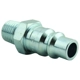 Purchase Top-Quality H-Style 1/4" (M) NPT x 3/8" 67 CFM Steel Quick Coupler Plug in Box Package, 1 Piece by MILTON INDUSTRIES INC - 1839 pa4