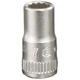 Purchase Top-Quality GENIUS - 232508 - 1/4″ Dr. 8mm (12 pt.) Hand Socket (Pack of 20) pa1