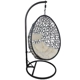 Purchase Top-Quality Hanging Egg Chair With Beige Cushion by WILLION - JYF13103-DARK BROWN pa2